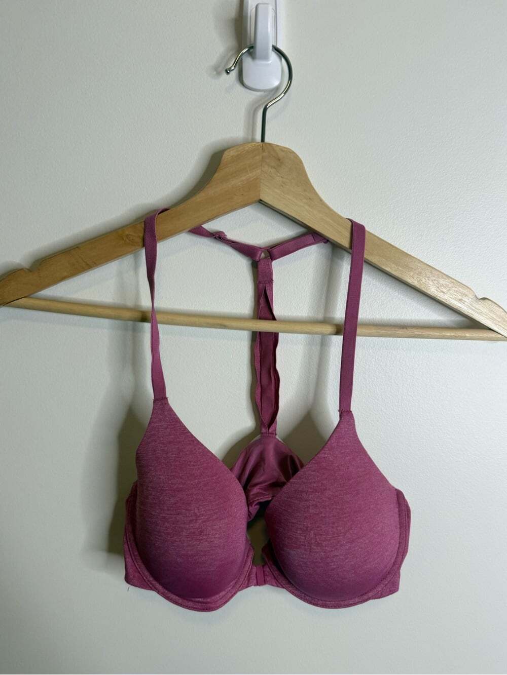 Victoria’s Secret Size 32C Racerback Semi Demi Bra pink